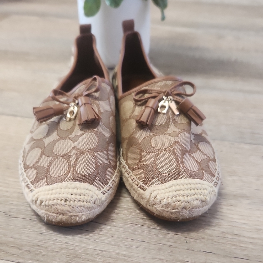 Coach Tan and Brown Espadrilles - Picture 5 of 10
